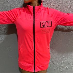 VS PINK running zip up